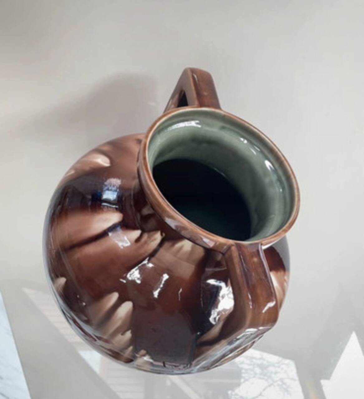 Ball vase circa 1900. Fives Lille. A. G. de Bruyn