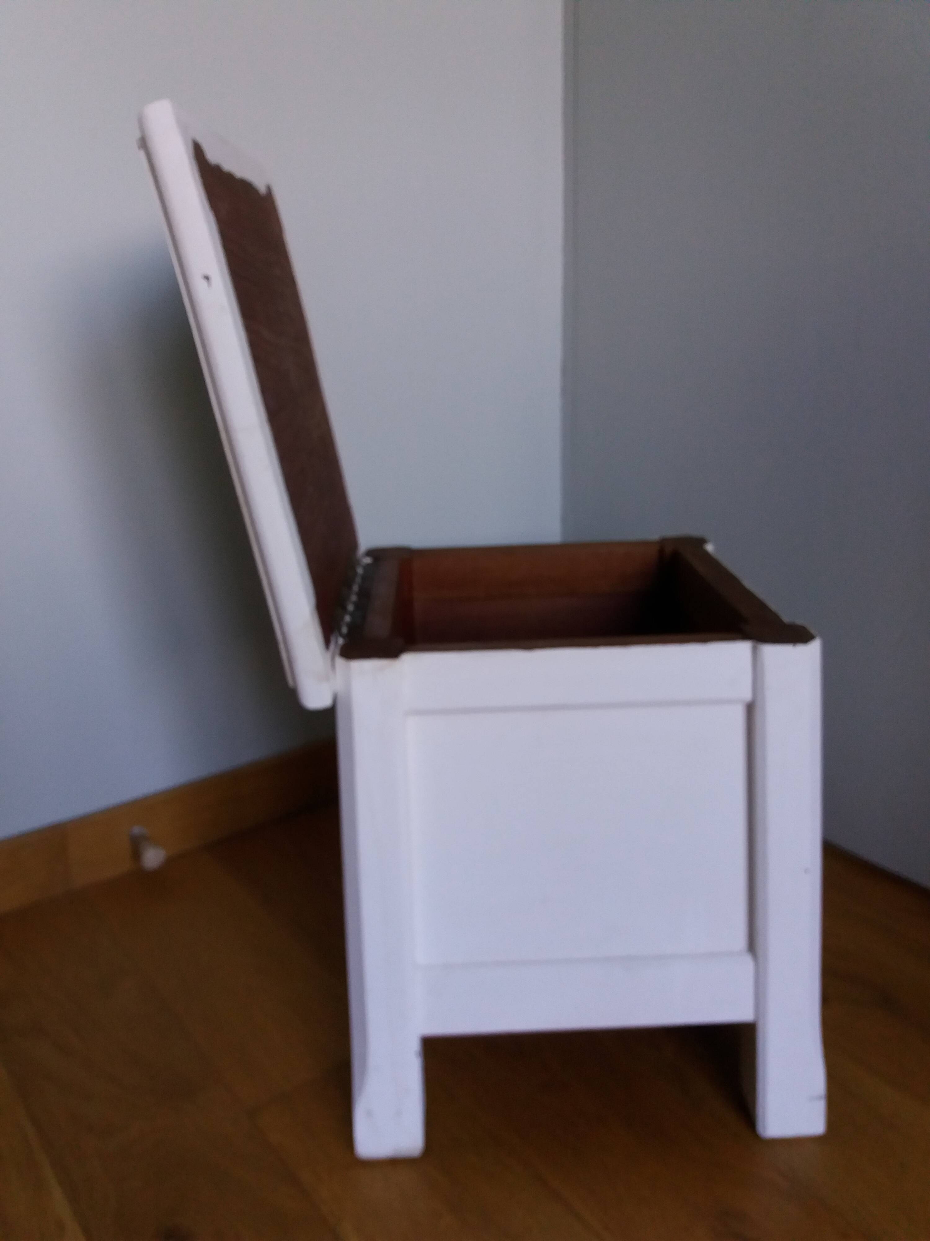 Storage box stool, step