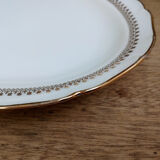 Plat de service ovale Porcelaine de Sologne