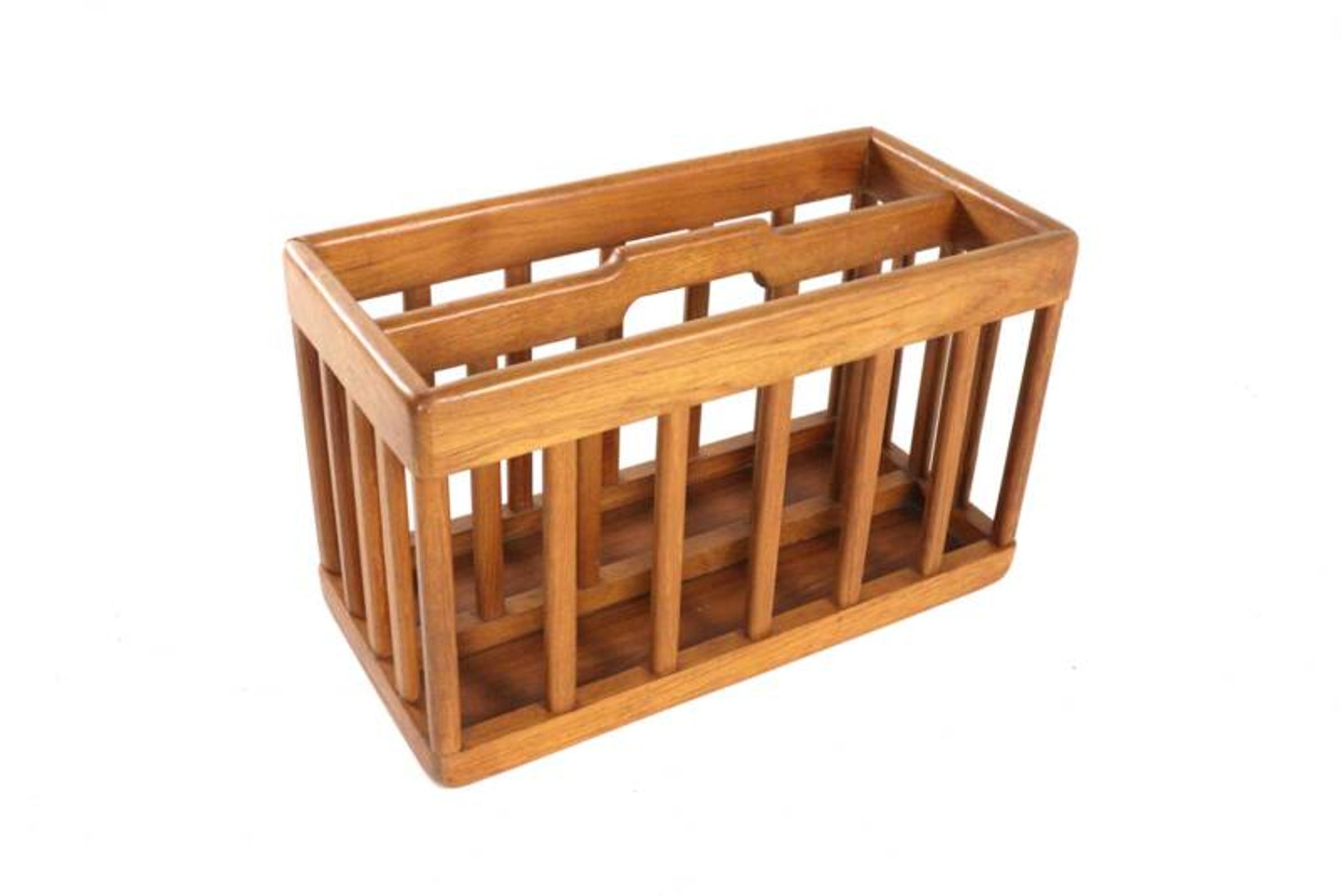 Wooden magazine holder - vintage
