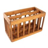 Wooden magazine holder - vintage