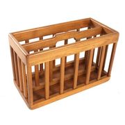 Wooden magazine holder - vintage