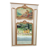 Old trumeau mirror