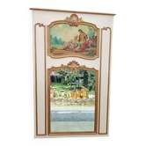 Old trumeau mirror