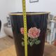 Old wastepaper basket/office bin