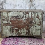 Low chest with iron ornament
