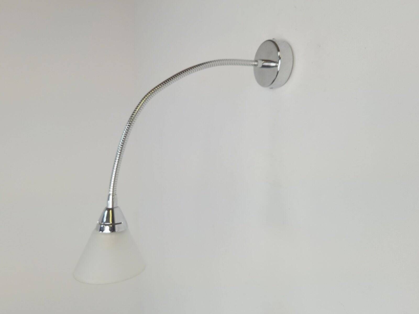 Postmodern Flexible Gooseneck Wall Light from Alva-Line, Italy, 1970s, Set of 2