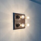 Mid-century German Space Age ceiling or wall lamps by Cosack, set of 2.