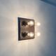 Mid-century German Space Age ceiling or wall lamps by Cosack, set of 2.