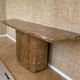 Resin console design – Contemporary work inspired by Italian style