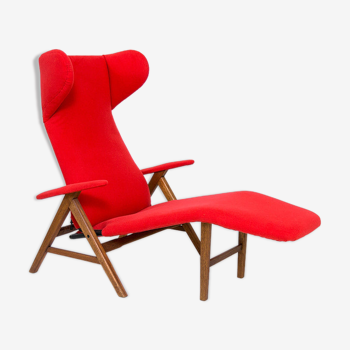 Danish Modern Chaise Lounge Chair Design Henry W. Klein For Bramin