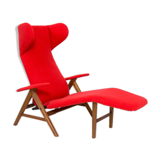 Chaise longue moderne danoise design Henry W. Klein pour Bramin