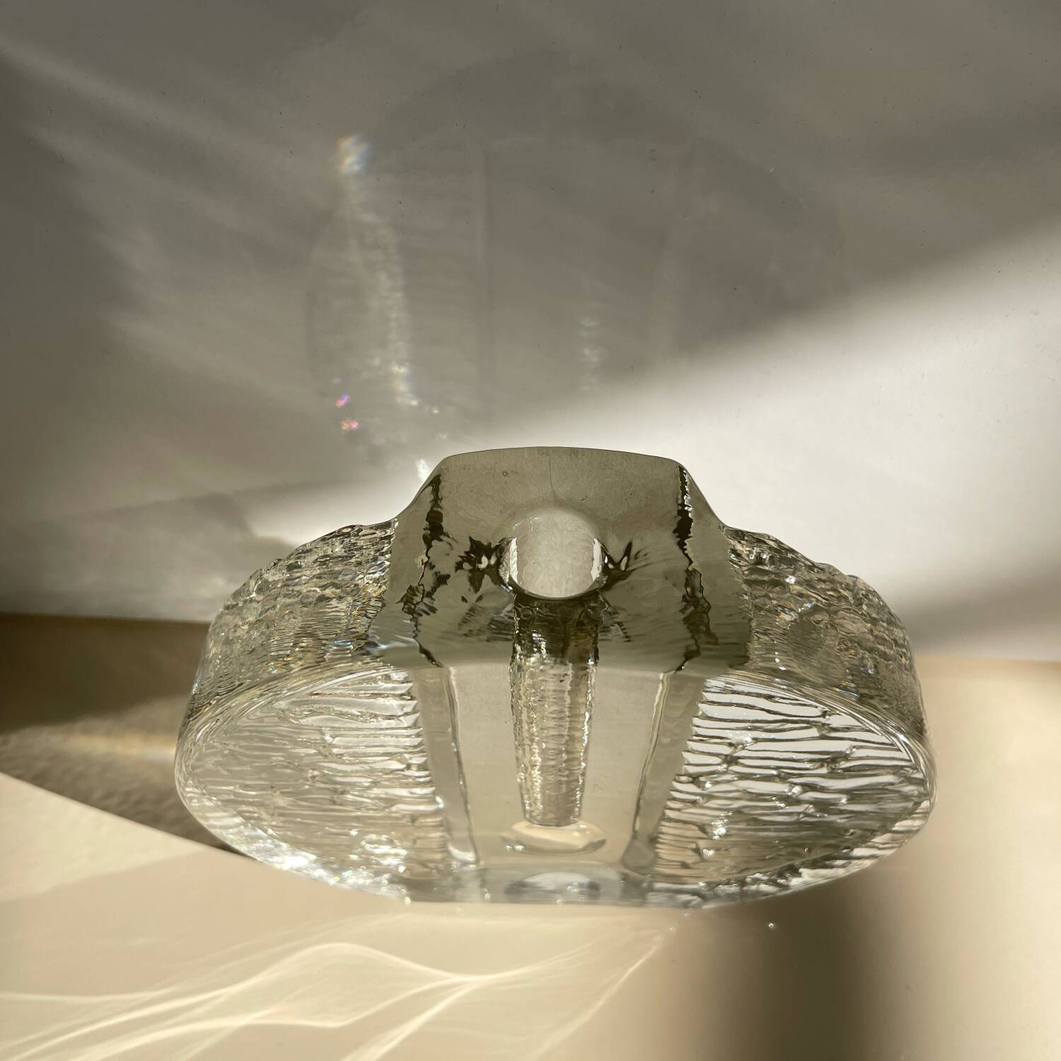 Moulded glass soliflore, 1960-70 - Germany - Space Age