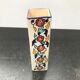 Former vase square ceramic decor vintage flowers