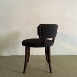 Side chair with curved backrest, denmark, 1930s