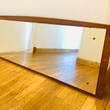 Scandinavian teak mirror