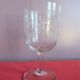 Lot 5 verres à pied cristal ciselé hauteur 14,5 cm