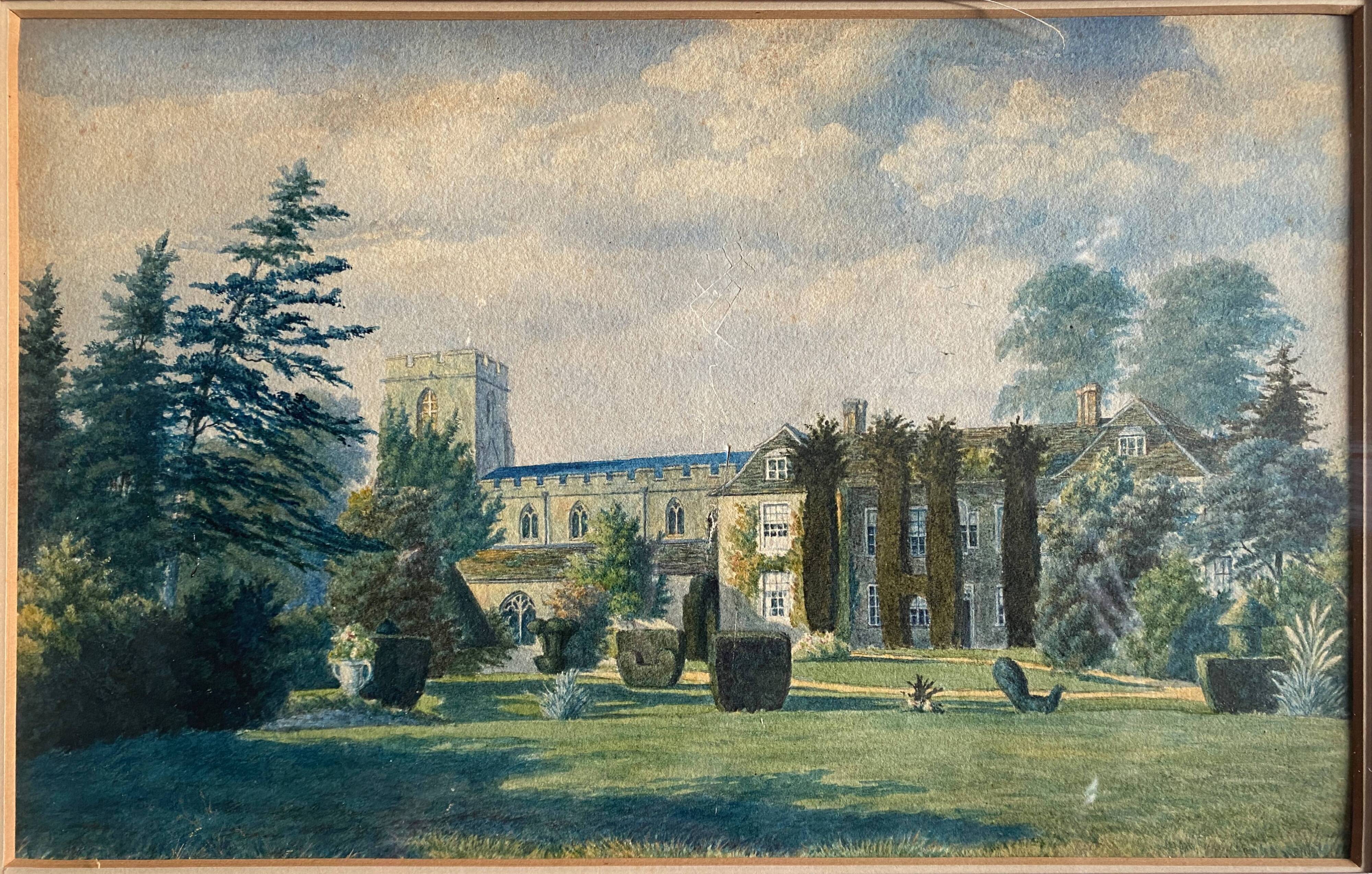 Watercolor Painting "The castle park" ec. English ? + supervision