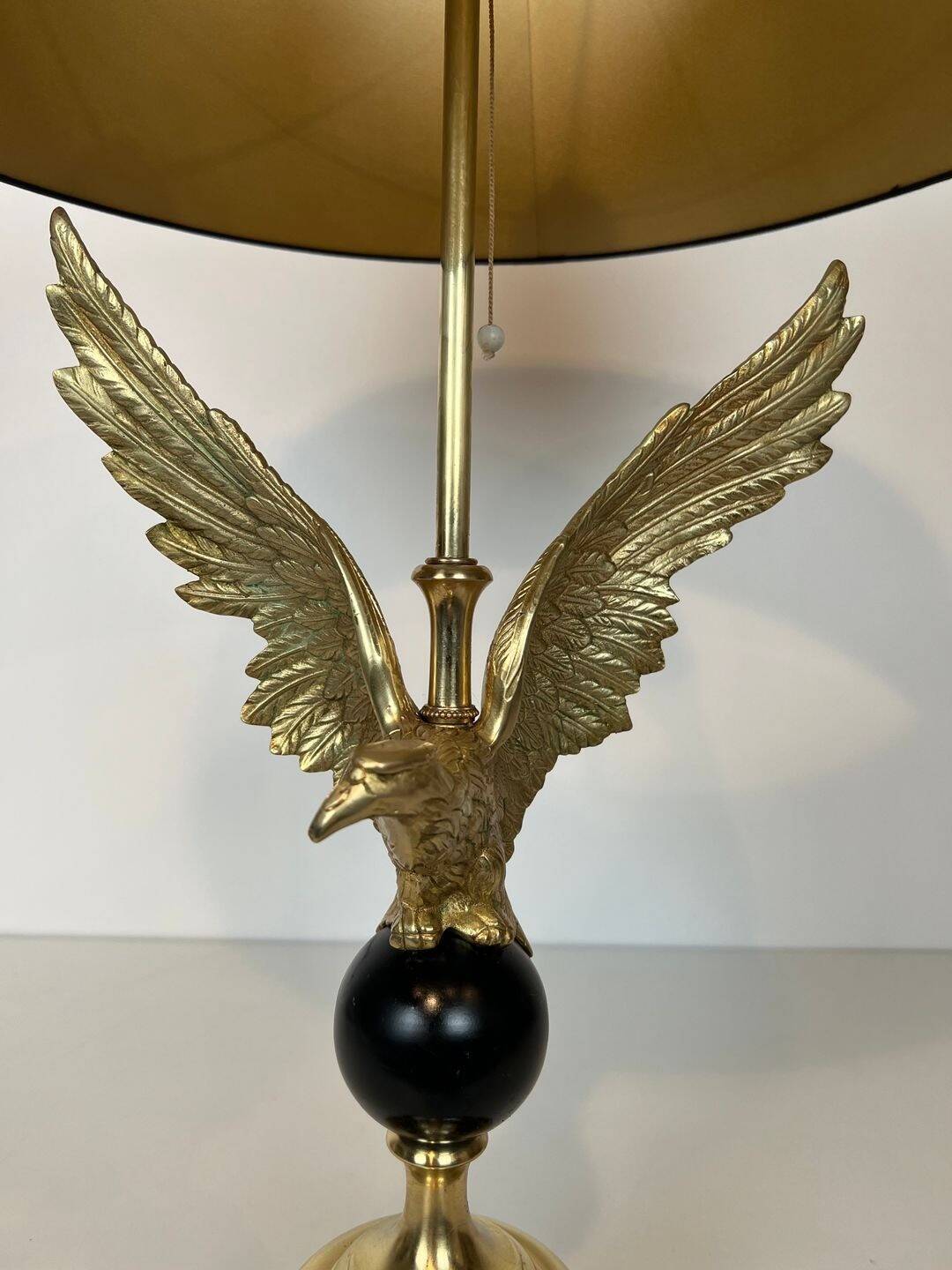 Royal Eagle Table Lamp in Bronze, in the Style of Maison Charles, Work