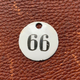 Vintage Enamel Train Seat Numbers from Europe Lucky Number House Number Room