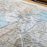 Printed in 1844, the surroundings of Interlaken, Switzerland.