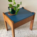 Vintage Scandinavian Cube Bedside Table