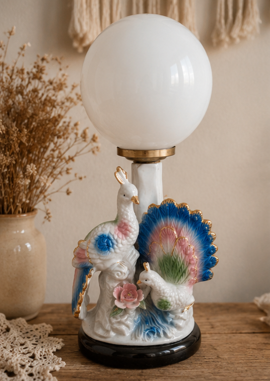 Peacock Lamp