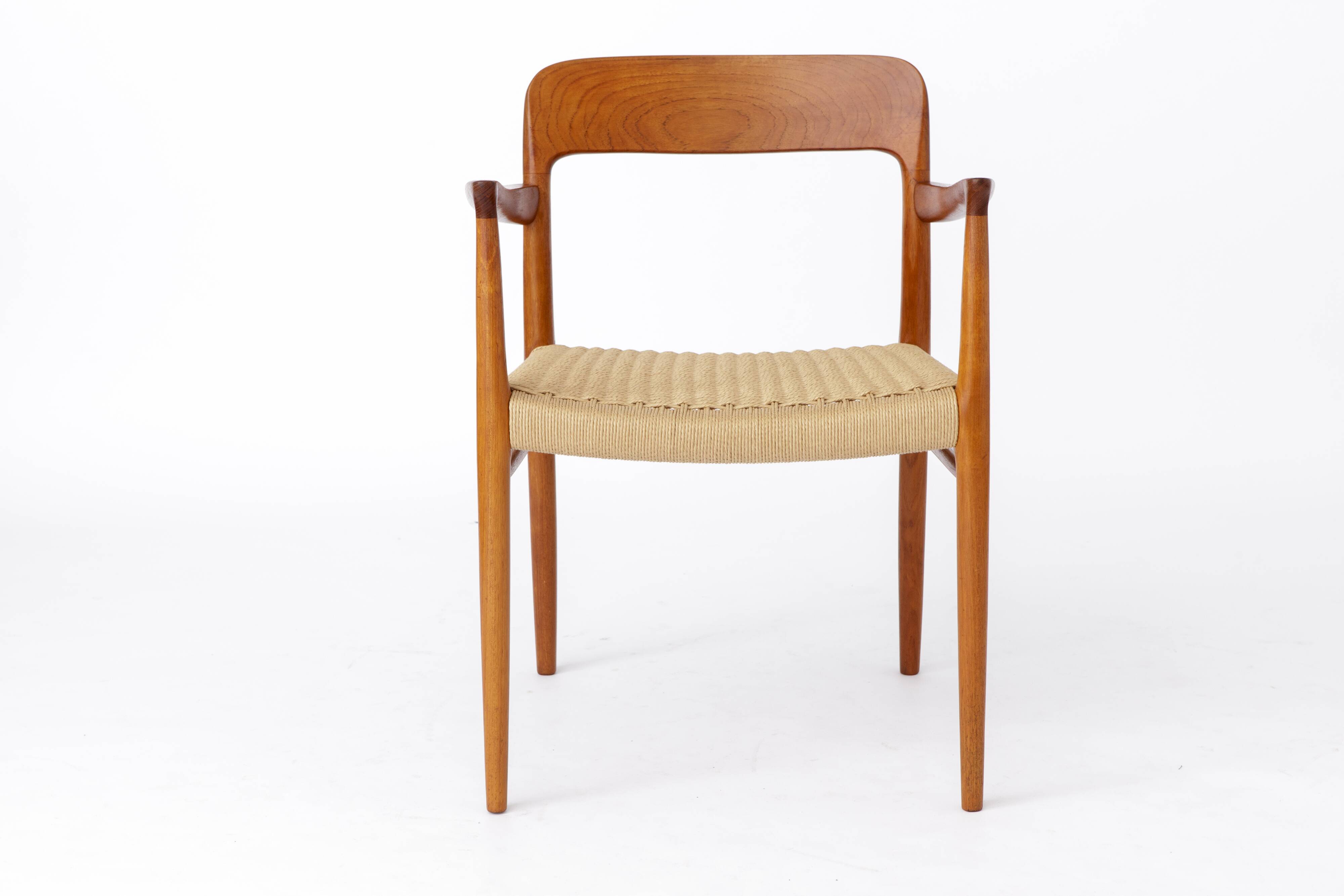 1 of 2 Armchair No. 56 by Niels Otto Møller (1954) – Teak Frame