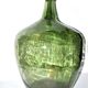Large demijohn carboy 25l green glass bottle h52cm