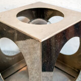 Steel Wall and table Lamp by Reggiani, Italy, 1970s