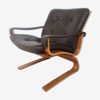 Lounge chair by elsa & nordahl solheim for rybo rykken & co, 1970s