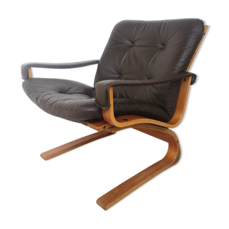 Lounge chair by elsa & nordahl solheim for rybo rykken & co, 1970s