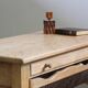 Vintage Danish oak coffee table by Henning Kjærnulf, 1960s