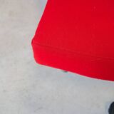 Ligne Roset “Yang” Sofa, in Red Kvadrat “Divina” Fabric, 4 sections
