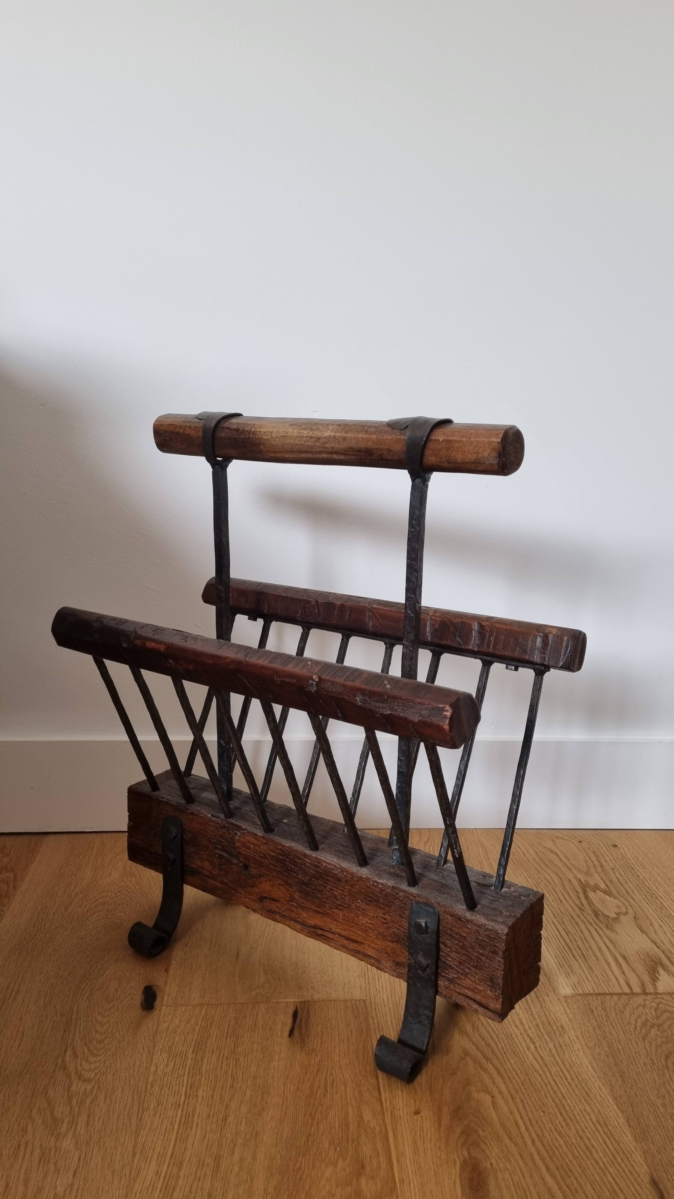 brutalist magazine rack