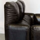 Vintage leather armchair custom-made Chancellor's Bungalow