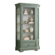 Bronze green display cabinet bookshelf
