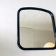 Vintage mirror with black plastic frame, 1970s