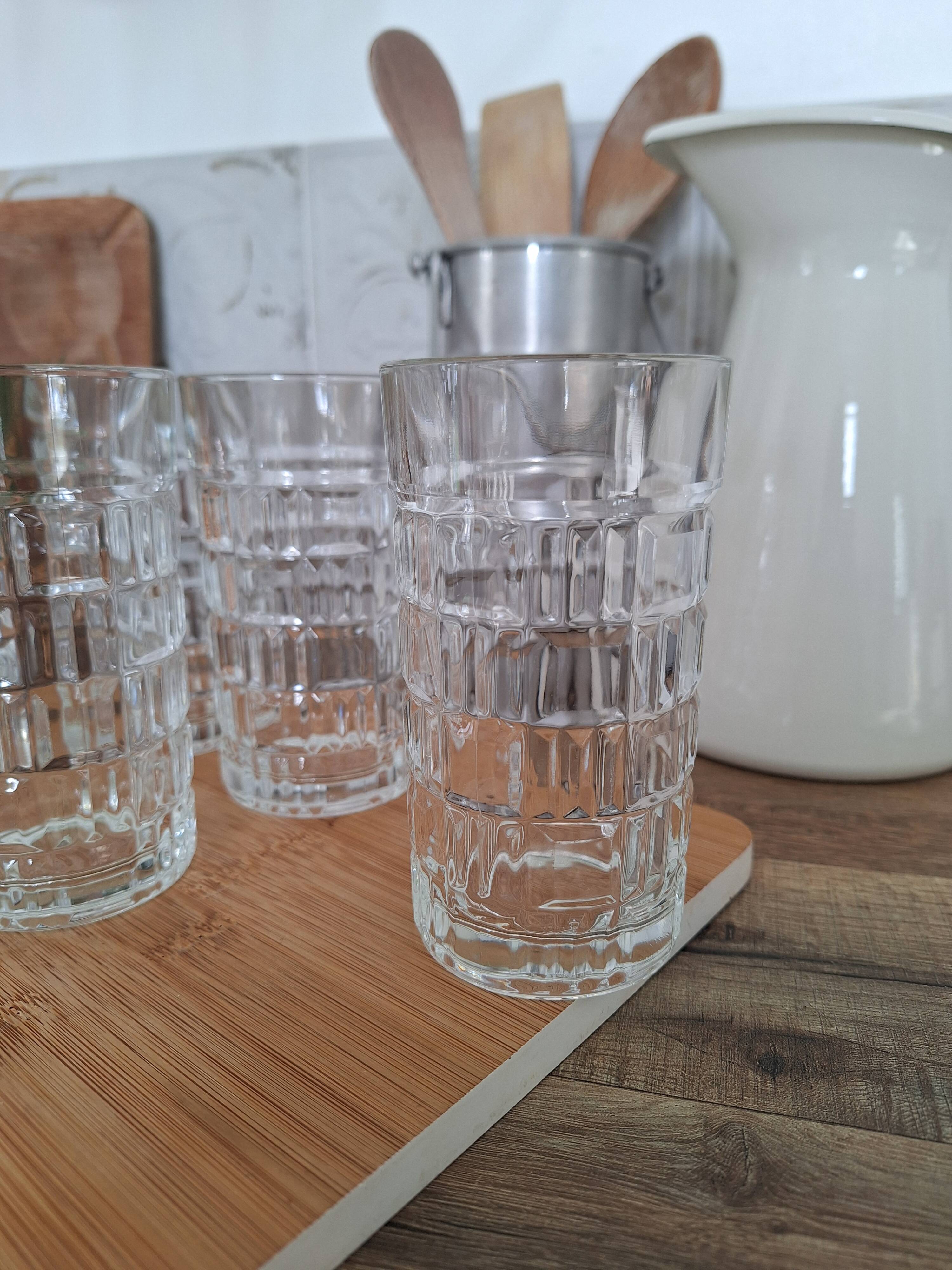 6 Verres Préfontaines vintage
