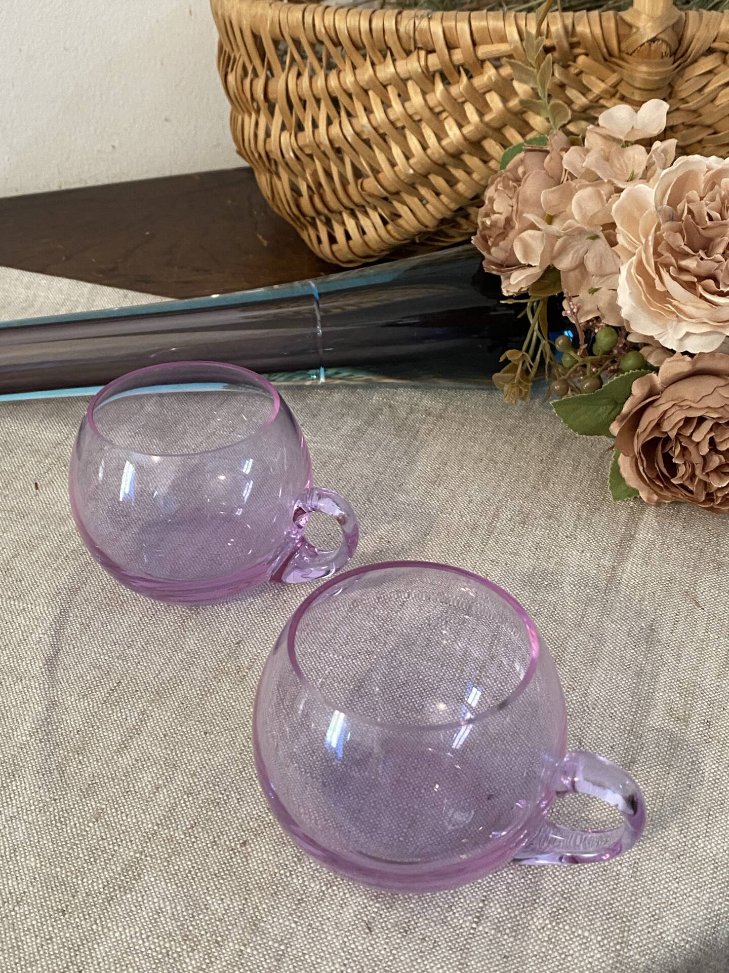 Coffee cups or glass sangria