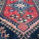Ancien tapis turc oushac, 204x120cm