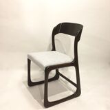 Series of 4 Retaped Baumann Chairs