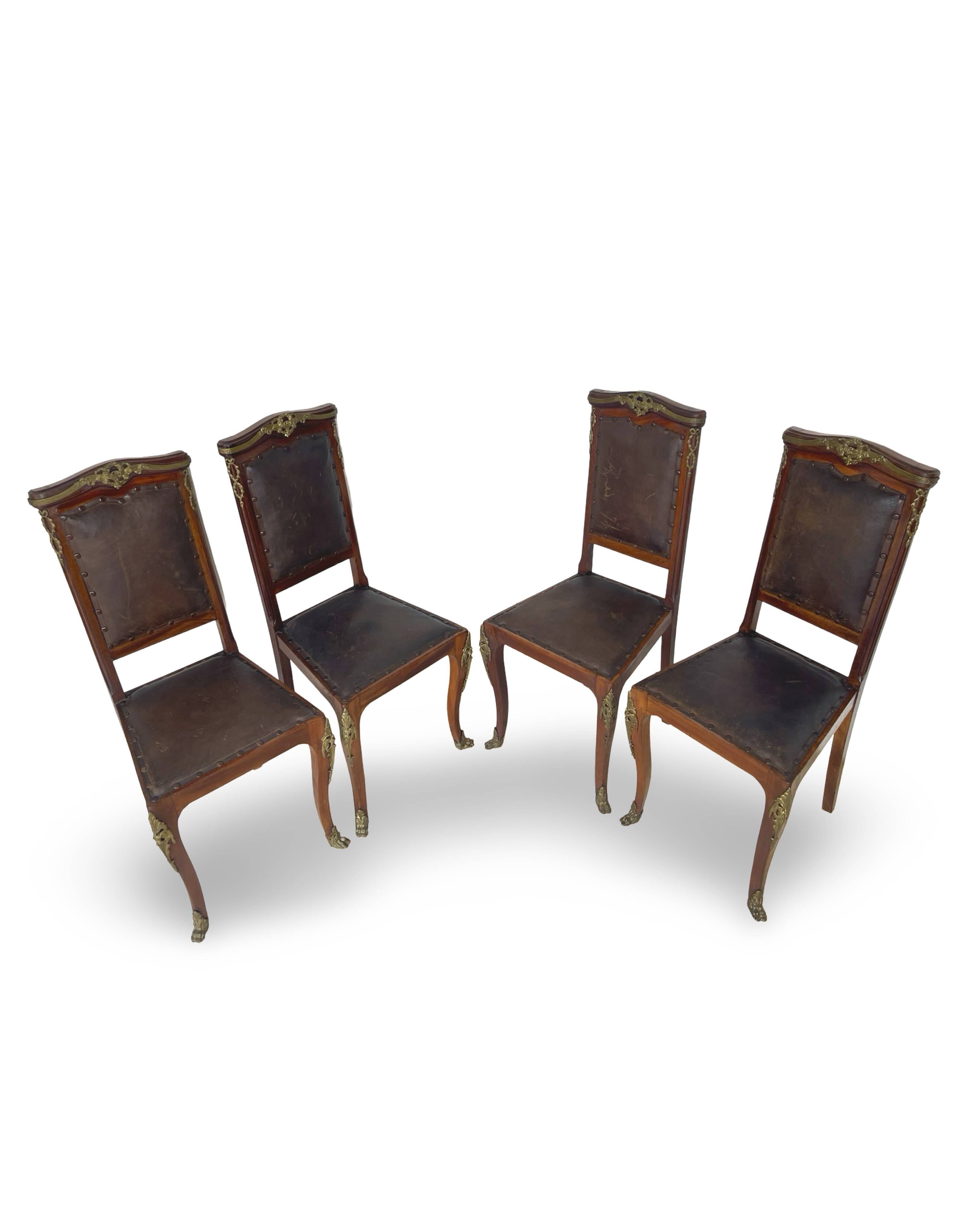 Italian art deco dining chairs 1920s
