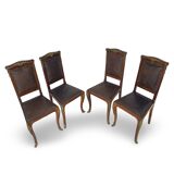 Italian art deco dining chairs 1920s