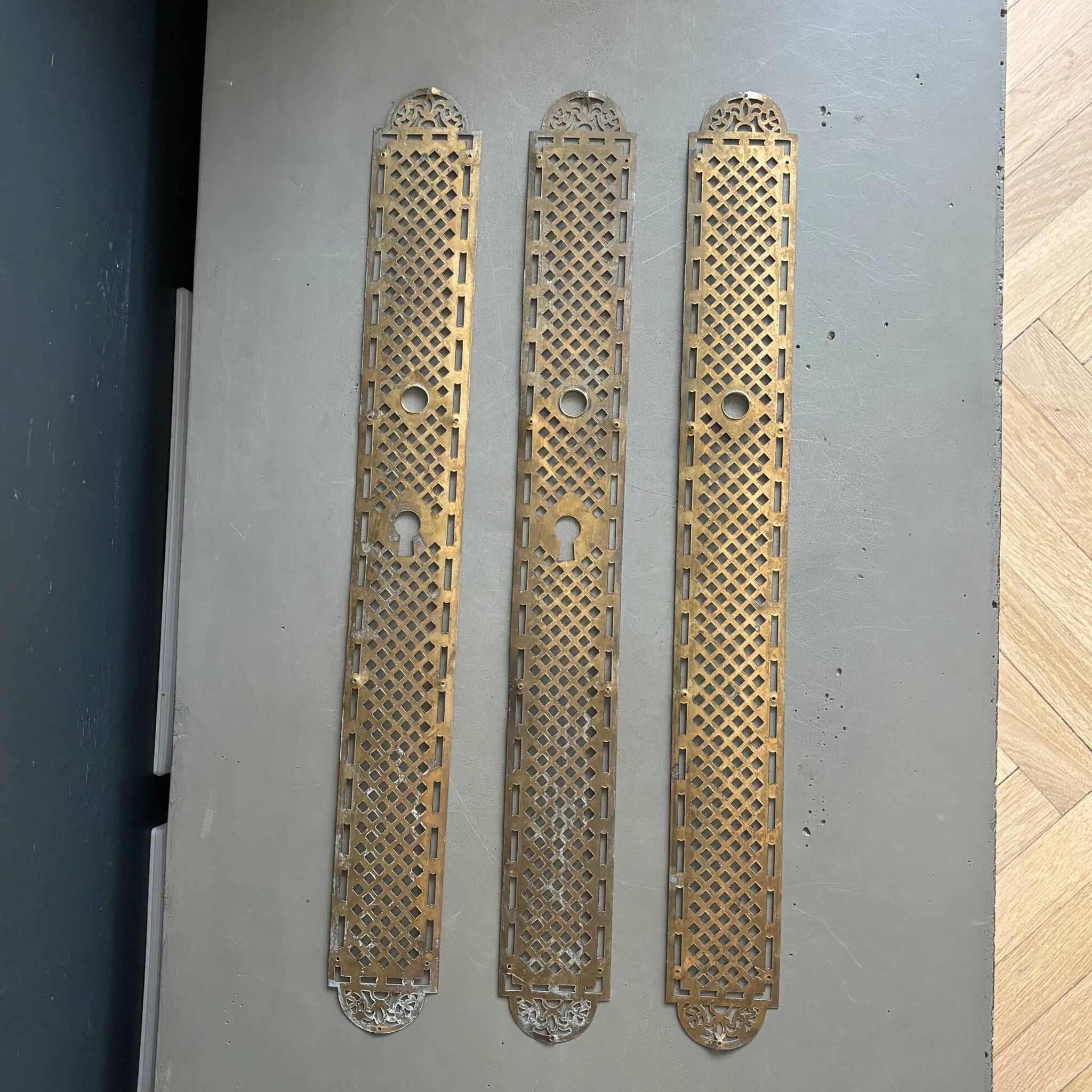 3 old cleanliness plaques - 52cm - Ref 1337