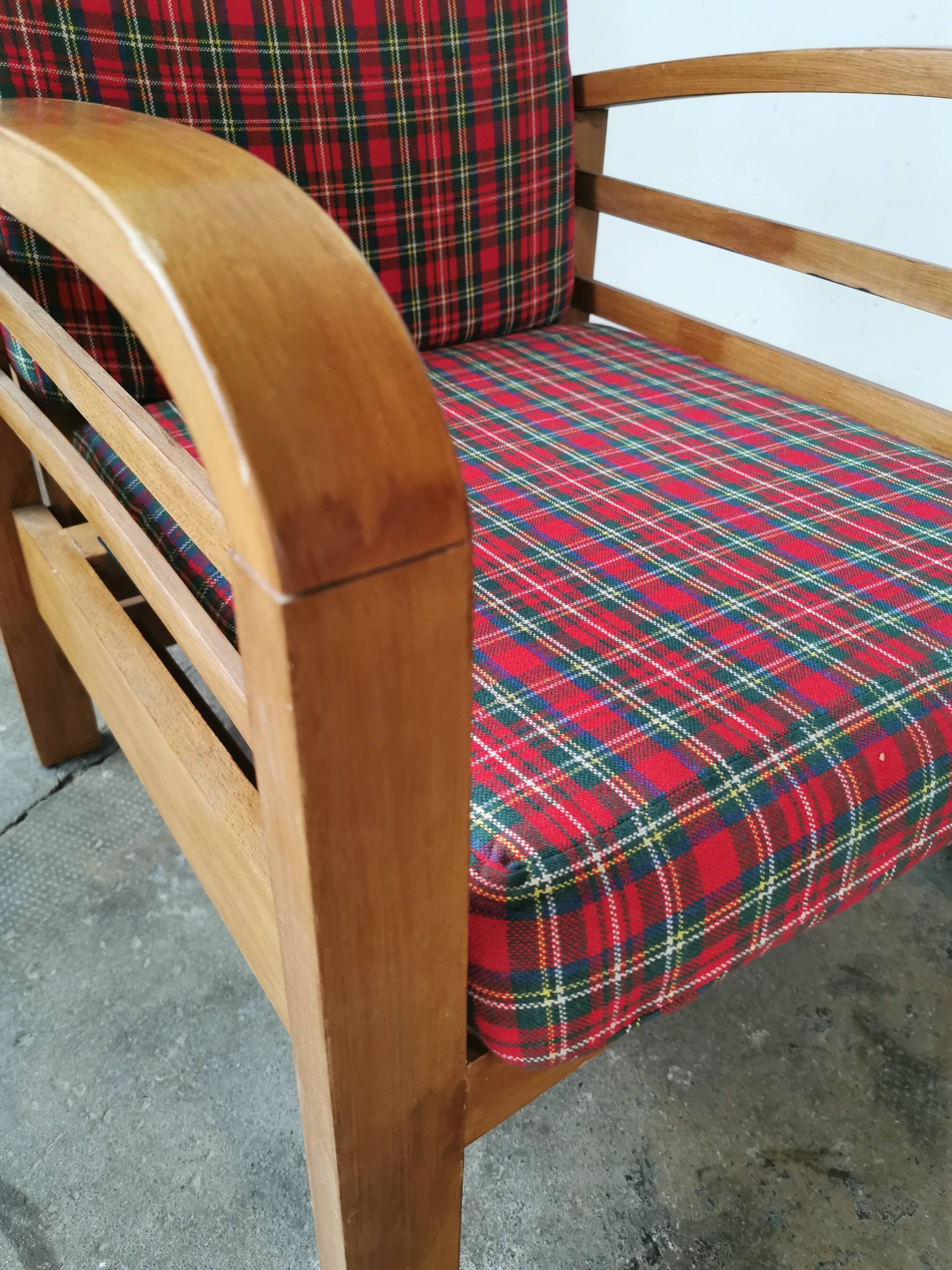 Vintage Scottish reclining armchair 1960s