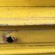 Yellow Parisian glass cabinet