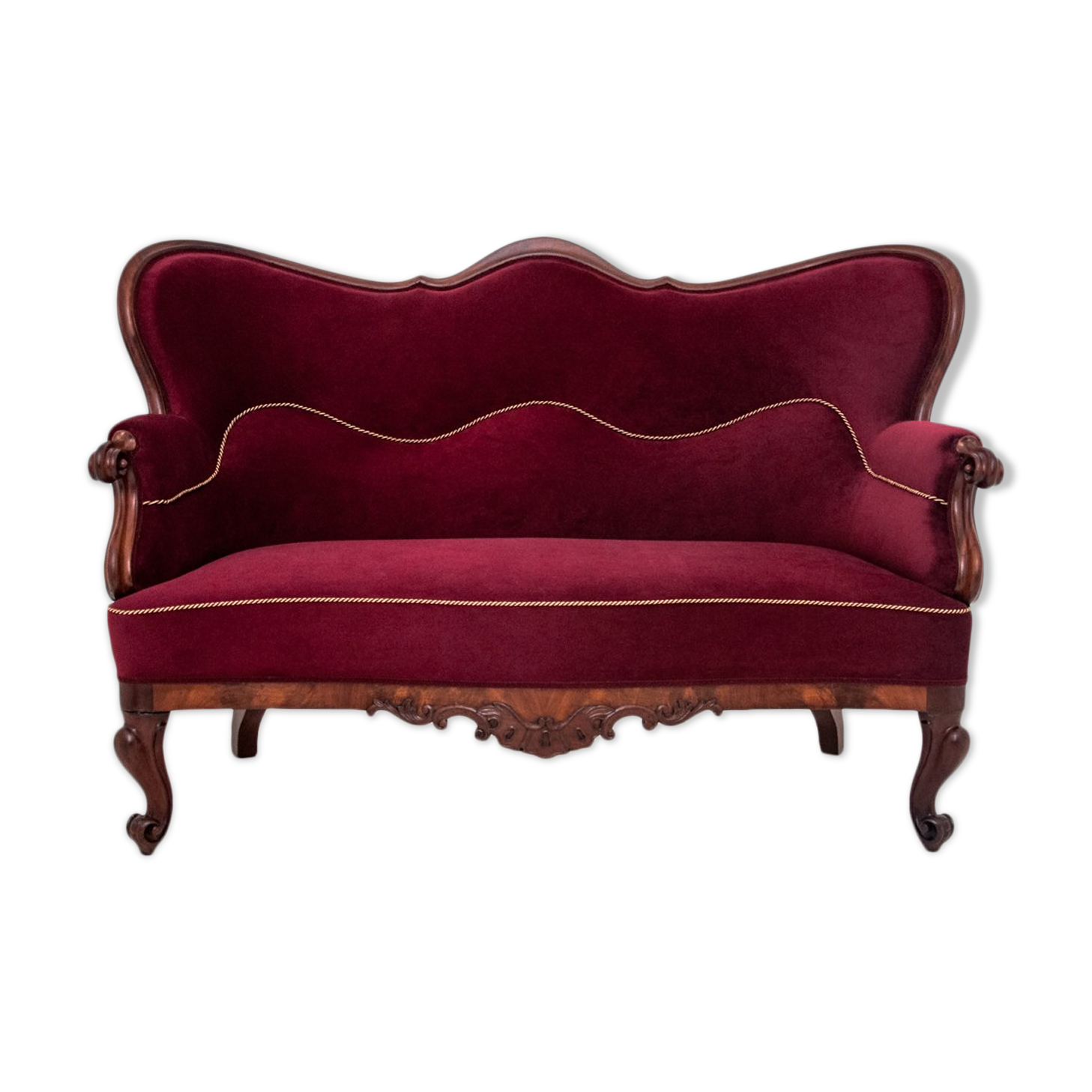 Neorokoko antique sofa from around 1880