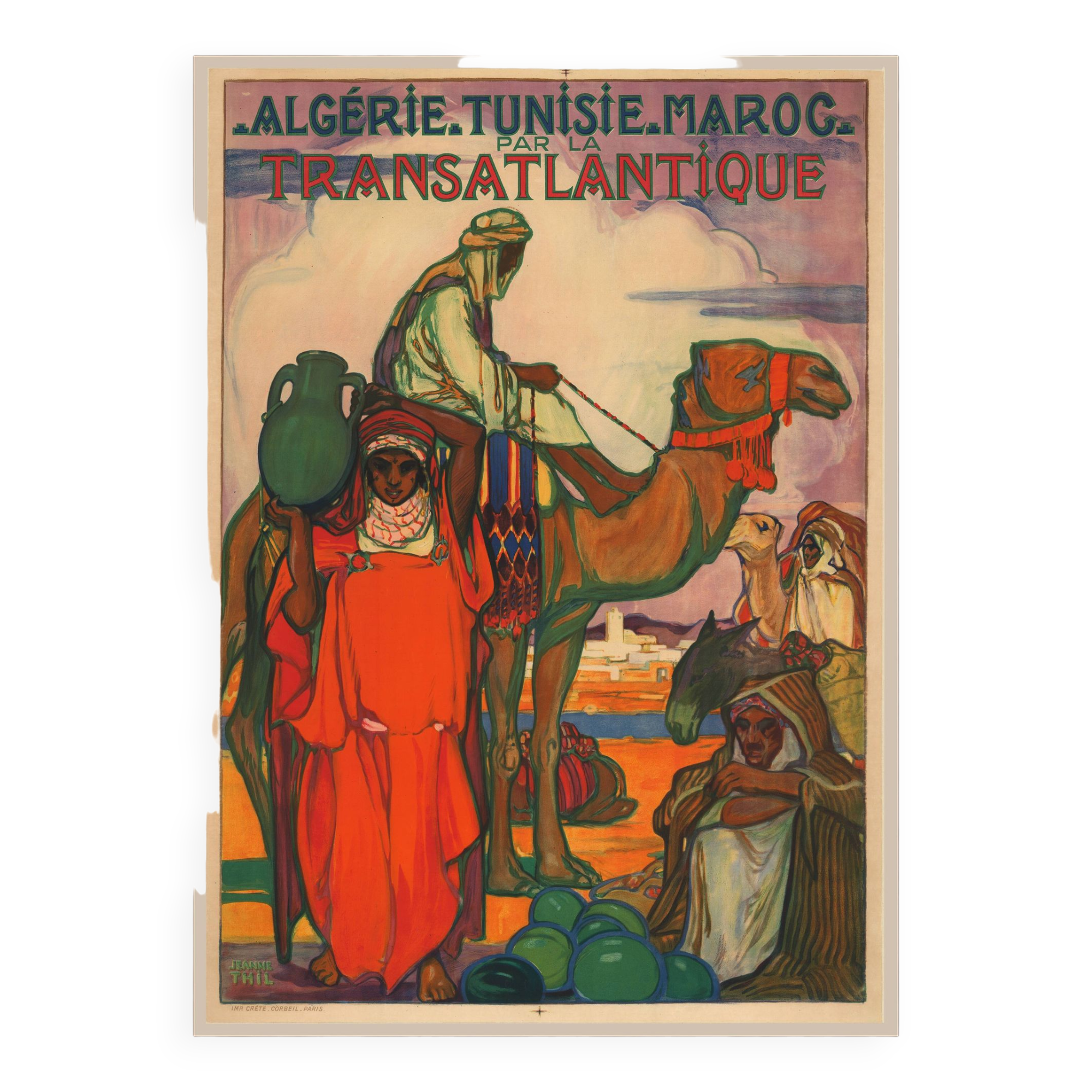 Transatlantic Poster Algeria, Tunisia, Morocco