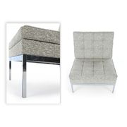 Lot of 3 armchairs Florence Knoll "model 65" Circa 1960